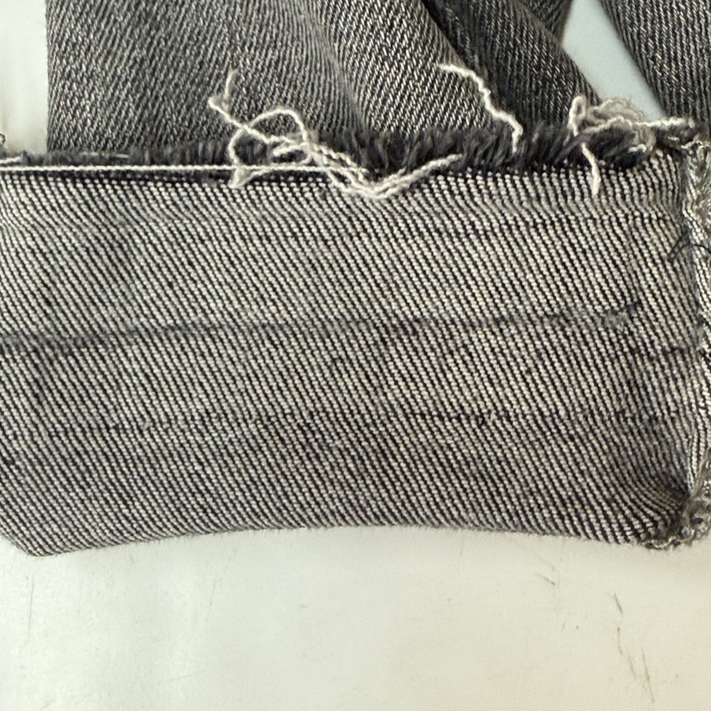 Judy Blue Jeans Womens 5 27 Gray Skinny Distressed Frayed Released Hem High Rise - Picture 14 of 15
